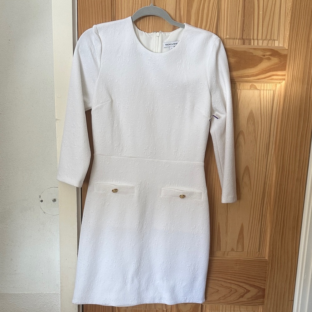 Veronica Beard White Mini Dress